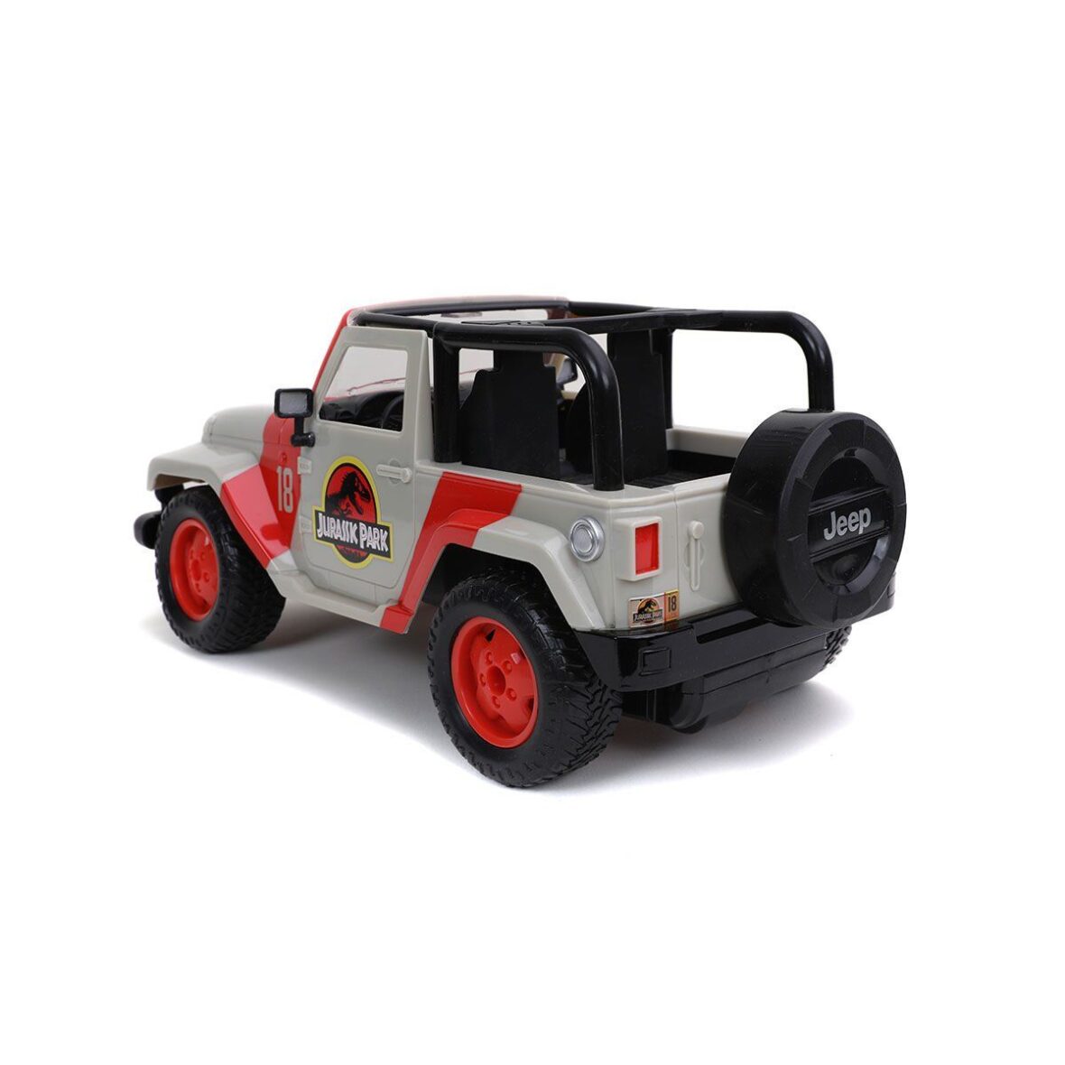 253256000 Kumandalı Jurassic Park  Jeep Wrangler 1:16