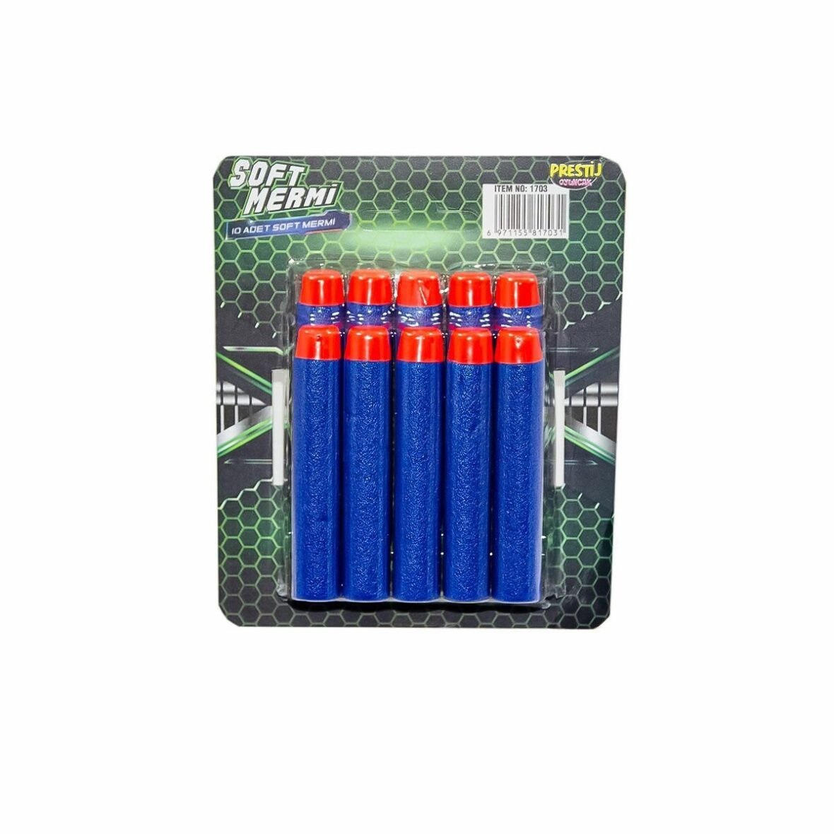 FAB 1703 Kartelalı 10lu Dart Mermisi – Prestij Oyuncak