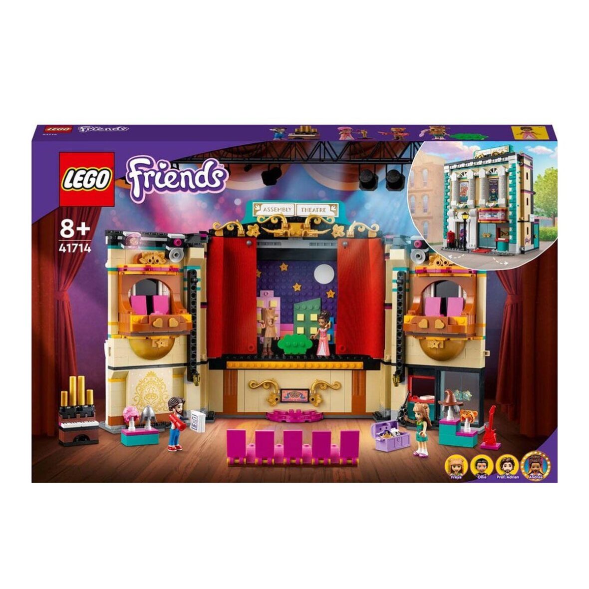 41714 Lego Friends – Andreanın Tiyatro Okulu, 1154 parça +8 yaş