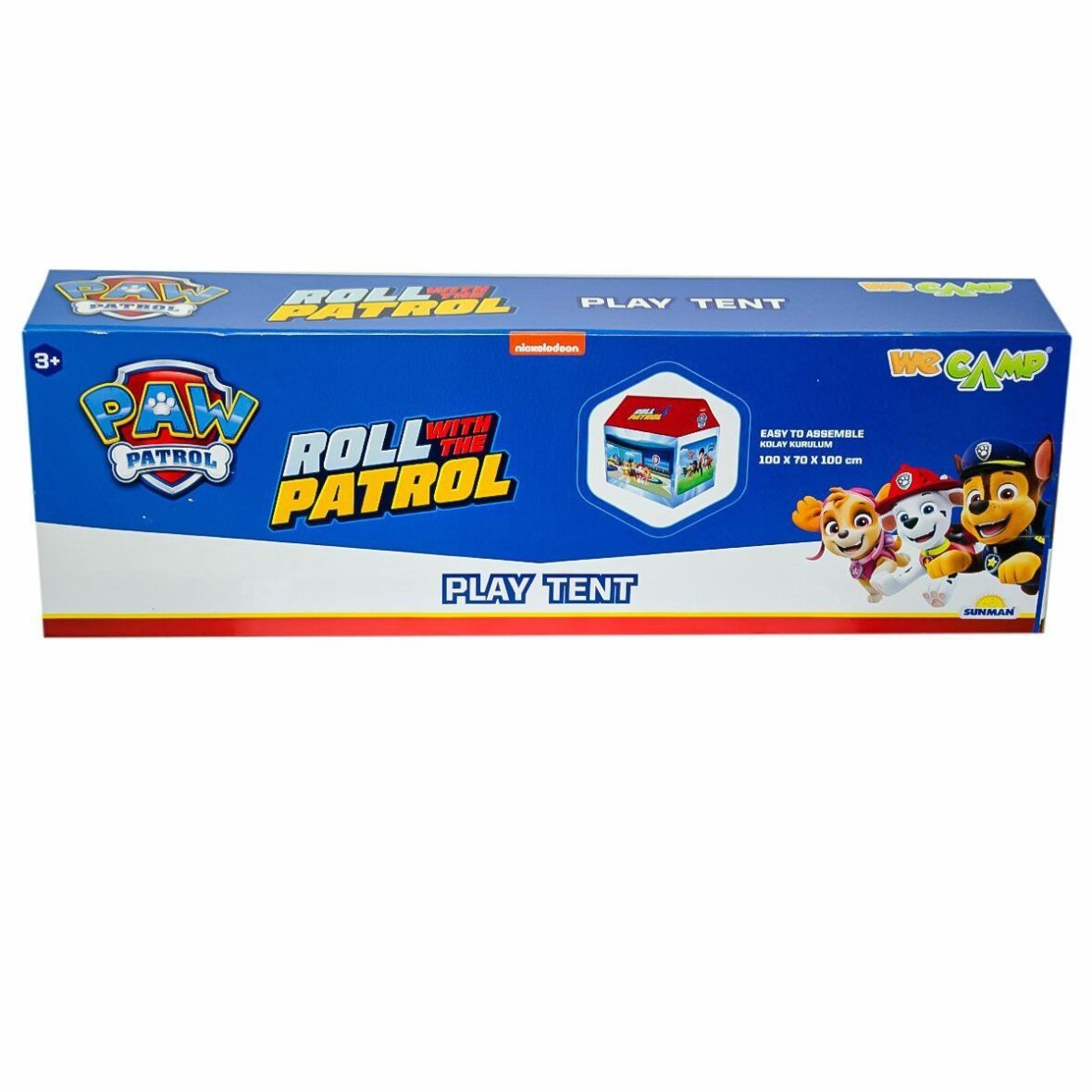 3672 SUN-OZK-WCM-Çadır Paw Patrol 100X70X100 cm – Sunman
