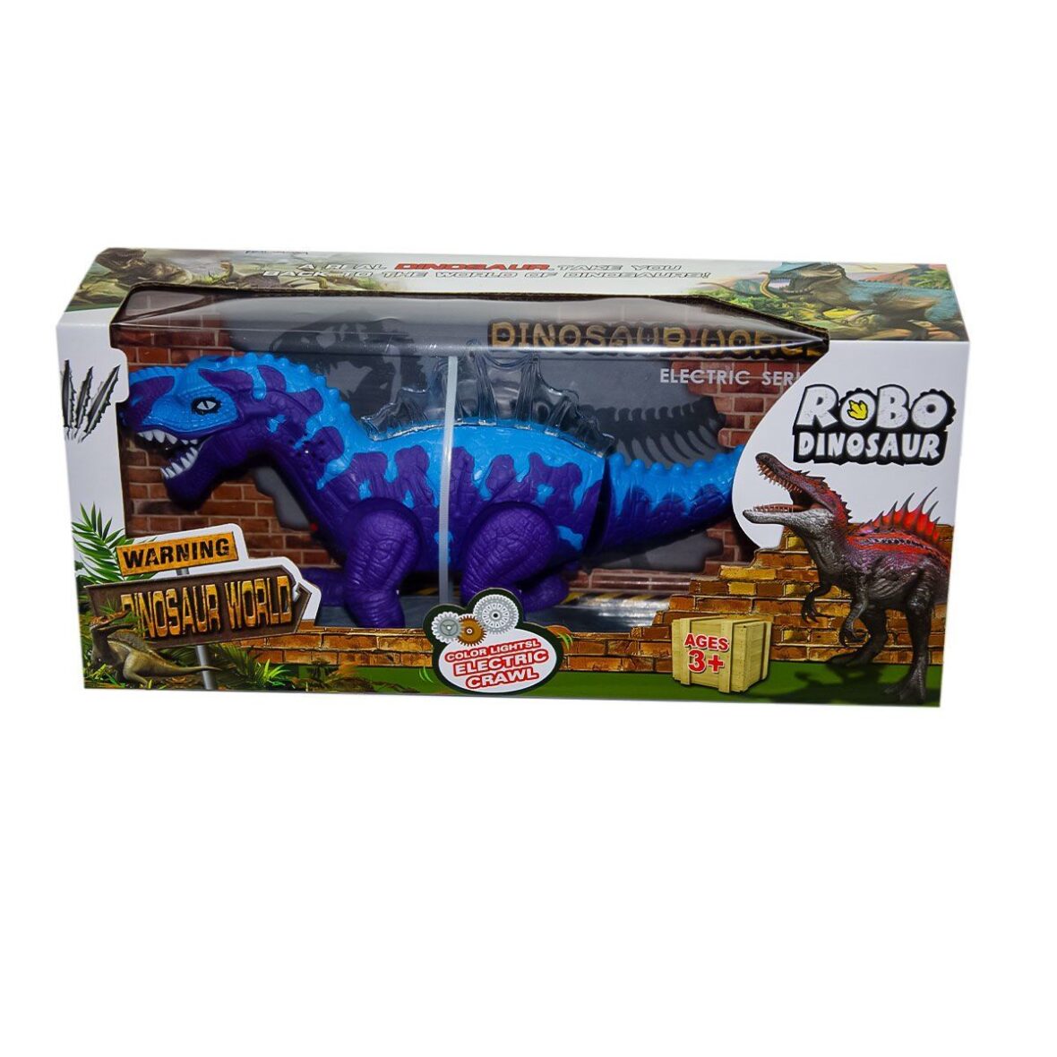 272-003ABC Kutulu Pilli Sesli Işıklı Dinozor – Can-Em Oyuncak