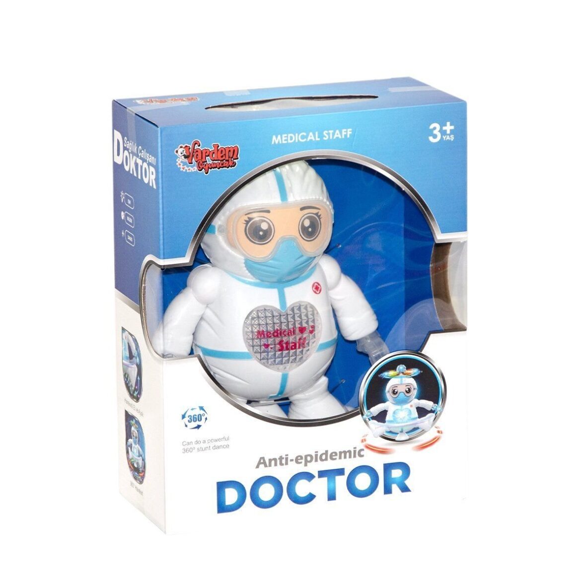 LZH-99444-9 Müzikli ve Işıklı Doktor Robot -Vardem