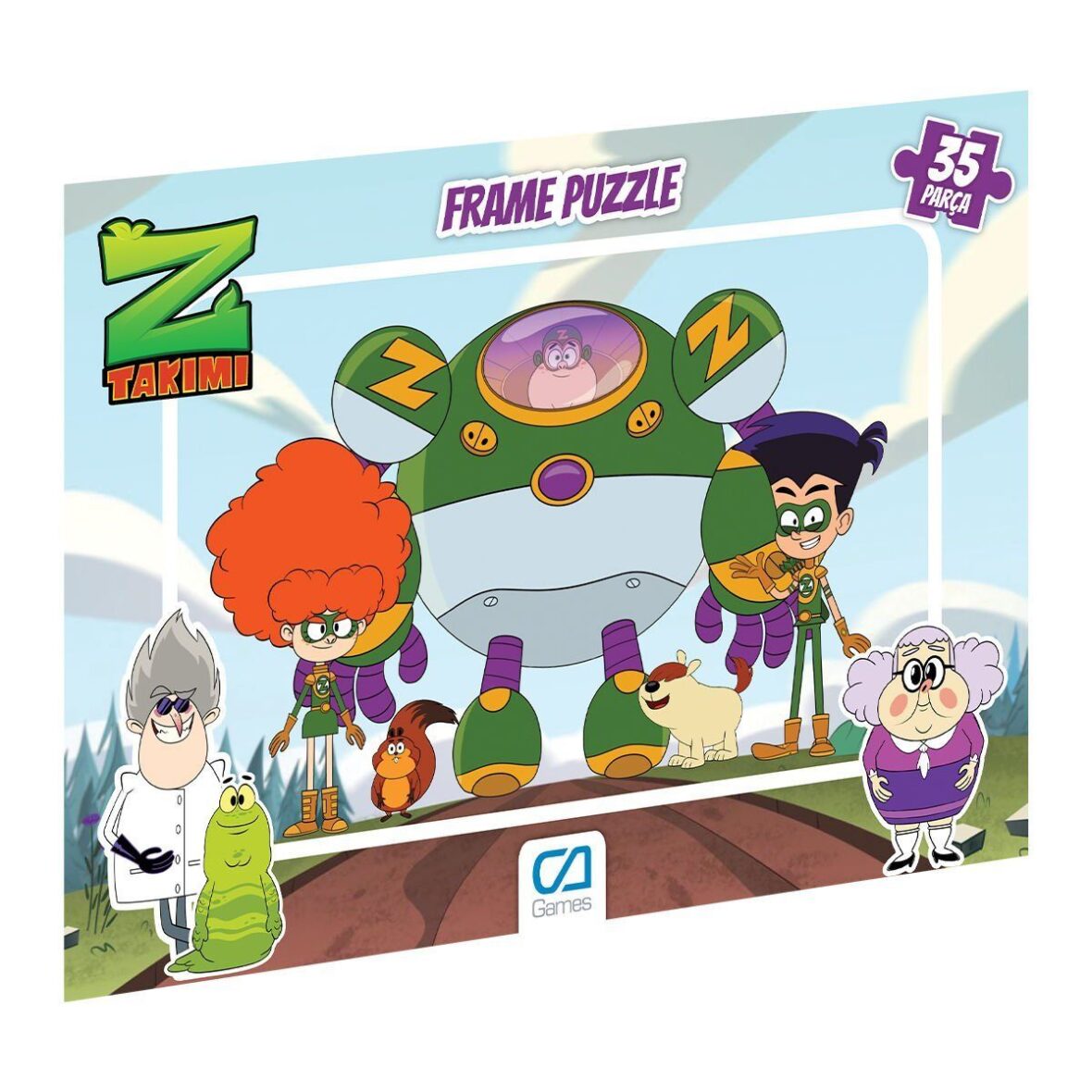 5163-5164 Z Takımı Frame Puzzle 35 Parça -CA Games