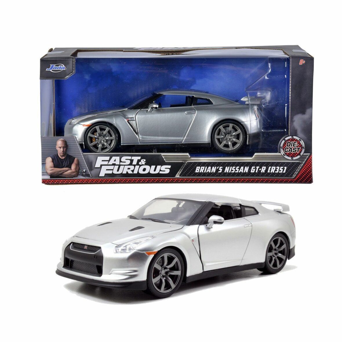 253203082 Hızlı ve Öfkeli 2009 Nissan GT-R 1:24 – Simba