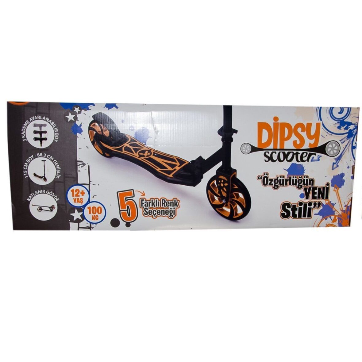 DSC4 Dipsy Scooter Kutulu Mavi – Çekirdek Zeka