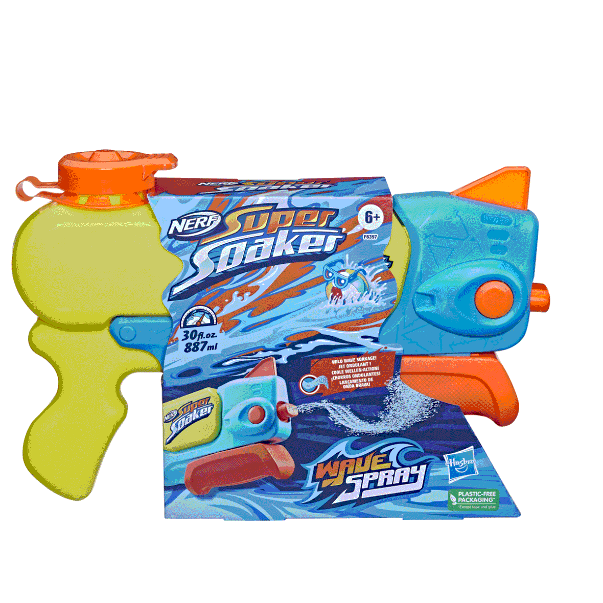 F6397 Nerf Super Soaker Wave Spray +6 yaş